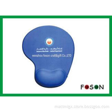 Comfort Blue Silicone Mouse Pad For PC , Ergonomic Mouse Ma